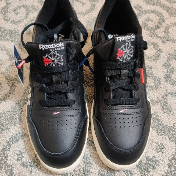 REEBOK NWT Classic The Alter Icons Black & White UK London Flag Platform Shoes - Picture 5 of 11